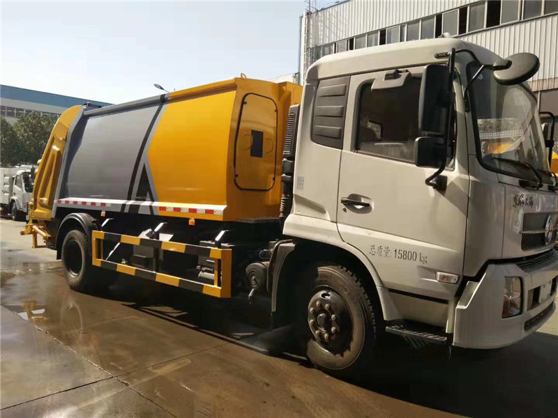  國六東風大多利卡壓縮垃圾車用于收集城鎮(zhèn)居民生活垃圾的環(huán)衛(wèi)車輛