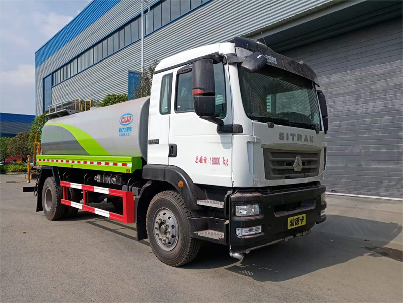 重汽汕德卡單橋灑水車現貨，降價8000促銷!