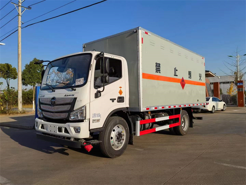 福田歐馬可易燃氣體廂式運輸車