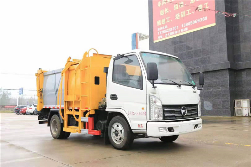 藍牌程力側掛桶壓縮垃圾車價格低